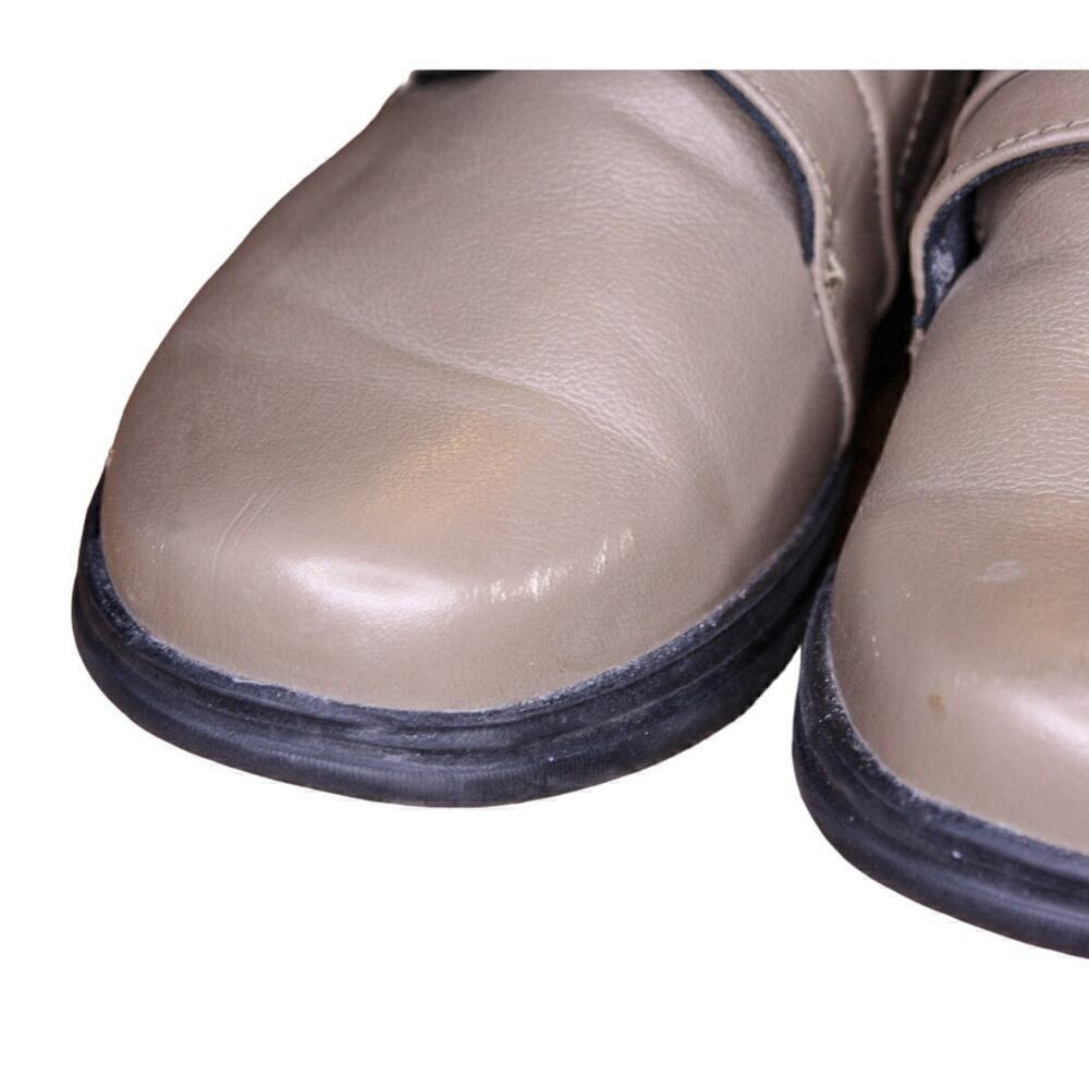 Apex Shoes Tan Brown Leather Single Strap Orthopedic Comfort Size 8.5M - Picture 3 of 7